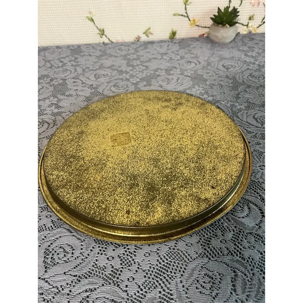 Vintage 1776-1976 Bicentennial Commemorative Plate United States of America Gold